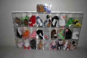 lot 227 image: Beanie Babies with Cases
