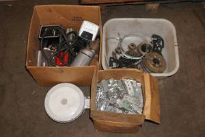 lot 317 image: Chains, Pullies, Level Control, Milwaukee Drill