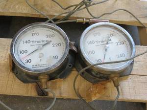 lot 340 image: 2 Trerice Dial Thermometers