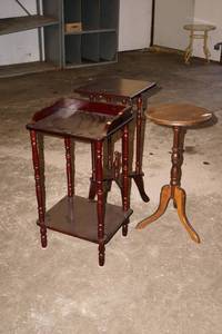 lot 401 image: 3 Plant Stands