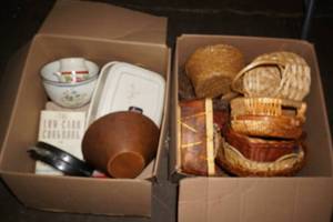 lot 408 image: Serving Pieces and Baskets