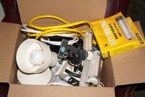 lot 419 image: Assorted Lights and Bulbs