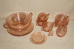 Decorative Glass Serving Set