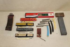 Straight Razors, Belts, Stones