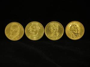 (4) 2008-D Presidential Dollar Coins