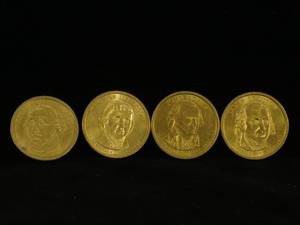(4) 2007-P Presidential Dollar Coins