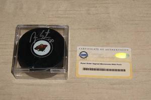 Ryan Suter Signed Puck