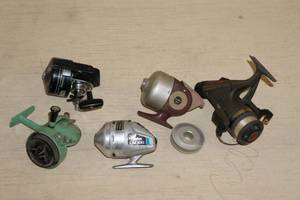 5 Vintage Fishing Reels