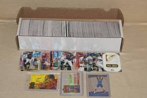 Box of Baseball and Basketball Cards