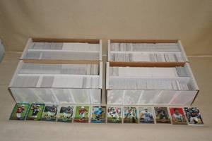 Boxes of Football Cards
