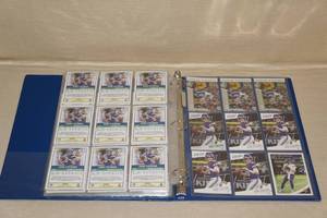 Binder of Kirk Cousins Cards