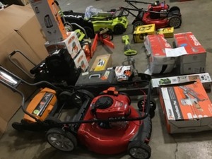 lot 5 image: Pallet with OutdoorIndoor  Tools various Brands Models and conditions Customer returns review pictures
