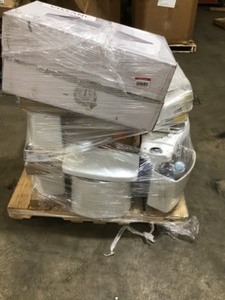 lot 13 image: Lot of assorted Tool Toilet Parts and Range Hood