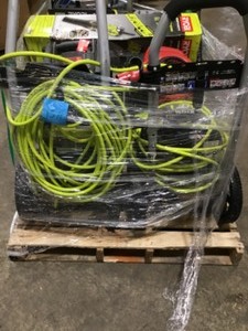 lot 15 image: Pallet with assorted Outdoor Tools  various conditions customer returns see pictures
