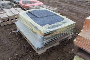 lot 262 image: Lot of (Approximately 60) Fresian Limestone Tiles 24x12x1in.