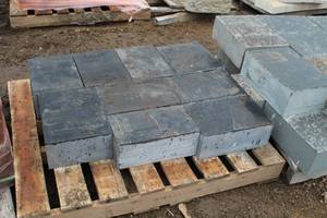 lot 273 image: Lot of (9) Fresian Limestone 15x11x6in., 15x10x6in.