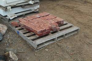 lot 288 image: Lot of (50) Paver Bricks 8x3.5x2in.