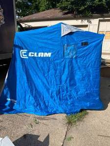 lot 1 image: Clam Icefishing Shelter