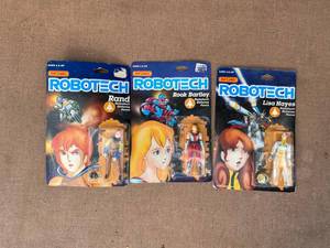 lot 329 image: Lot of Three Robotech Acton Figures New in Box