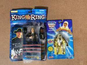 lot 335 image: Lot of Two Wresting Themed Action Figures