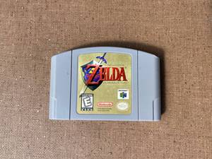 lot 346 image: Zelda Ocarina Of Time Nintendo  64 Game