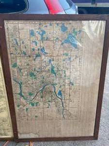 lot 825 image: Lot of Two Vintage Maps