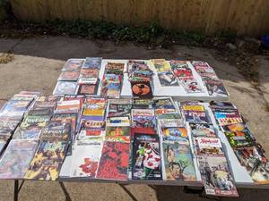 lot 8 image: Box #8 of New and vintage ASSORTED Comics