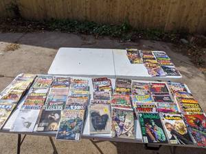 lot 9 image: Box #9 of New and vintage DC Comics