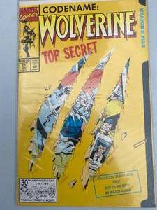 lot 104 image: Code name Wolverine Top secret  Issue # 50