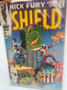 lot 106 image: HIGH VALUE Nick Fury, Agent of SHIELD #1 1968  Excellent condition