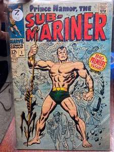 lot 128 image: HiGH VALUE Sub-Mariner (1968 1st Series) #1