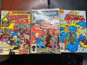lot 134 image: Assorted vintage comics  Howard duck and Archie adventure series