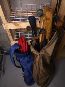 lot 331 image: Lot of Golf Pool Clubs