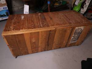 lot 342 image: Wooden box
