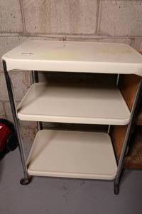 lot 350 image: Three Tier Rolling Cart