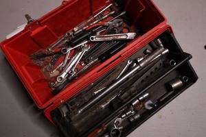 lot 357 image: Tool Box with Tools