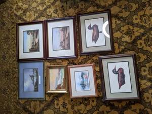 lot 17 image: Lot of 7 pieces of art work