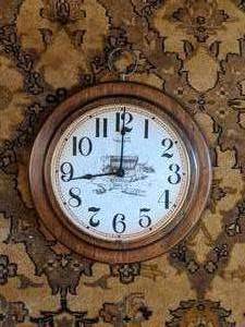 lot 24 image: Verihron Pocket Watch Style Wall Clock
