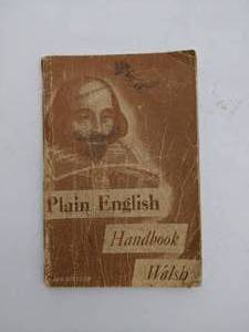 lot 4 image: Plain English Handbook by J. Martyn Walsh