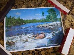lot 45 image: Lot of 3 From the Land Of Sky Blue Waters Posters