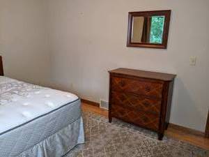 lot 135 image: 3 Piece Wood Ornate Full Bedroom Set