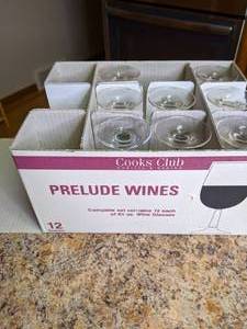 lot 172 image: Prelude Wine Glasses by Cooks Club