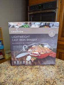 lot 173 image: Crofton Light Weight Cast Iron Braiser