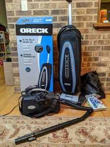 lot 184 image: Oreck XL Pro 2 Upright Vac and Ultimate Handheld Vac