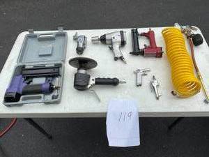 lot 119 image: Misc. Air Tools