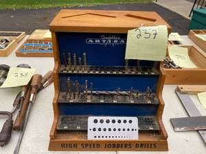 lot 237 image: Hardware Store Drill Bit Display