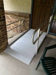 lot 264 image: aluminum Access ramp and railings  for disabled