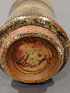 lot 33 image: Richard Abnet Signed Raku Pottery Vase