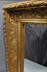 lot 62 image: Antique Ornate Gilt Framed Mirror