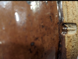 lot 110 image: Triangular Studio Pottery Bowl